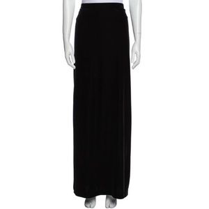 NWT Tadashi Shoji Black Full Length Skirt Size 2
